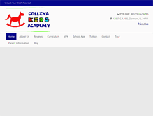 Tablet Screenshot of collinakidsacademy.com